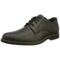 Timberland Herren Woodhull Leather Oxford Basic Schuhe, Black Full Grain, 40 EU - 40 EU