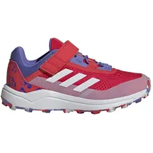 adidas Terrex Agravic Flow X Disney Trail Running Shoe Sneaker, Pure Ruby/Dash Grey/Yellow, 24 EU