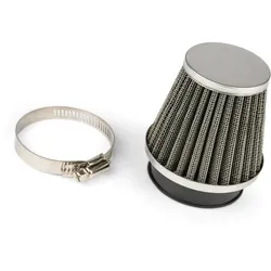Luftfilter Typ KN gerade 54mm verchromt
