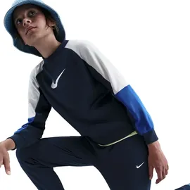 Nike Sportswear Dri-FIT Crew Neck Trainingsanzug Kinder 410 - midnight navy/white/game royal/white L (147-158 cm)
