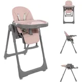 Kikka boo Kinderhochstuhl Pastello 2 klappbar höhenverstellbar Ablagefach Räder