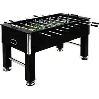 vidaXL Kickertisch Stahl 60 kg 140 x 74,5 x 87,5 cm Schwarz