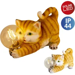 Näve LED-Solar-Outdoorleuchte "Katze" l: 25cm