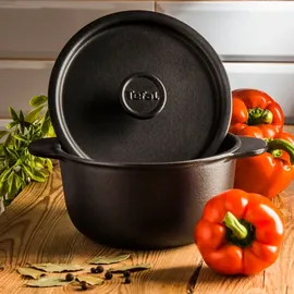 Tefal Traditioneller Gusseisentopf 20 cm rund