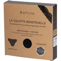 BERTYNE La Culotte Menstruelle - Dentelle Coton bio Taille M Noir 1 pc(s)