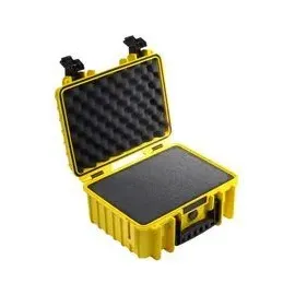 B&W International Outdoor Case Type 3000 gelb + Schaumstoff