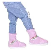 La Vague Überziehschuhe für Kinder mit Lasche M Rosa