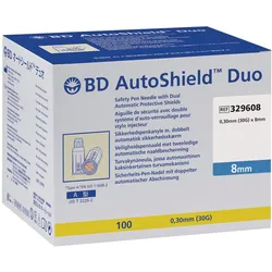 BD AUTOSHIELD Duo Sicherheits Pen Nadel 8 mm 100 St Kanüle