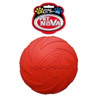 Pet Nova Frisbee, Gummischeibee,15cm rot,RUB-DISC-RED-15CM