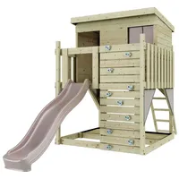 Polar play PolarPlay Stelzenhaus Polarstern aus Holz in Rosa
