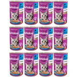 Whiskas Adult 24x400 g - Nassfutter mit Thunfisch in Gelee für adulte Katzen