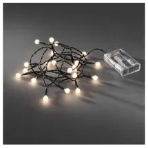 Konstsmide LED Globelichterkette 2 m Weiß