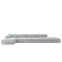 altdecor Ecksofa modulares Sofa Lizur-L3 - 475x160x70 cm Grau Cord