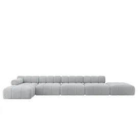 altdecor Ecksofa modulares Sofa Lizur-L3 - 475x160x70 cm Grau Cord