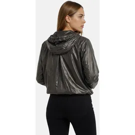 White Label Wendeanorak mit angeschnittener Kapuze schwarz S-M