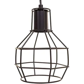 Mendler HWC-H85 5-flg. E27 60 cm Gitterlampenschirm schwarz