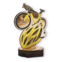 Pokal Radsport aus Holz 22,0cm
