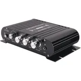 Uikdjgu -838 HiFi-Verstärker, 2.1-Kanal-Auto-MP3-Mini-Verstärker, AUX-Eingang, Höhen- und Tiefenbasseinstellung, Super-Verstärker mit 20 W X 2 + 40 W, Einfach zu Bedienen