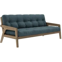 Karup Design - Grab Sofa, Kiefer carobbraun / petrolblau (757)