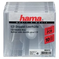 Hama CD-/DVD Leer-Hüllen Transparent