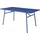 vente-unique Gartentisch 160 x 80 x 74,5 cm Dunkelblau