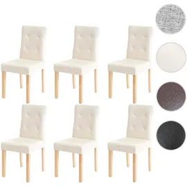 MCW Esszimmerstuhl E58 Kunstleder creme