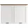 Home Affaire Hängeschrank HOME AFFAIRE "Teramo", weiß (weiß, honig), B:105cm H:75cm T:37cm, Massivholz, Schränke, Hängeschrank, Breite 105 cm, 2 Holztüren, 1 Einlegeboden