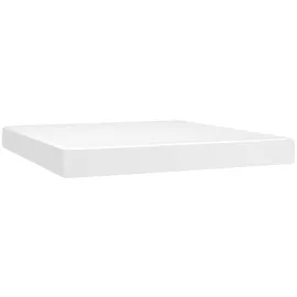 vidaXL Boxspringbett 180 x 200 cm Weiß