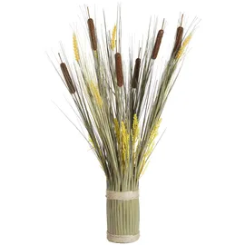 I.GE.A. Kunstpflanze I.GE.A. "Grasarrangement", braun, B:24cm H:80cm T:24cm Ø:24cm, Kunststoff, Kunstpflanzen, Kunstpflanze