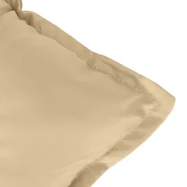 vidaXL Hochlehner Auflage 120 x 50 x 4 cm melange beige 6 St.