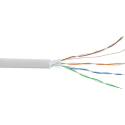 InLine Telefon-Kabel 8-adrig - 4x2x0,6mm - zum Verlegen - 100m Rolle