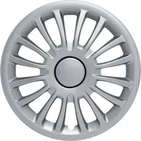 START - Monza Radzierblenden-Set, Einfache Installation, Universell einsetzbar, 14 Zoll, Grau, ABS-Kunststoff, Radkappen 14 Zoll, Zierblenden 16 Zoll