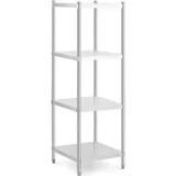 Royal Catering Edelstahlregal 60 x 60 x 180 cm 200 kg - Standregal