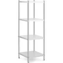 Royal Catering Edelstahlregal 60 x 60 x 180 cm 200 kg - Standregal