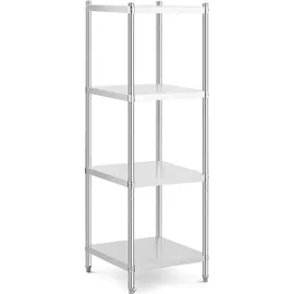 Royal Catering Edelstahlregal 60 x 60 x 180 cm 200 kg - Standregal