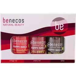 benecos Nagellack Geschenkset - Classic in Red