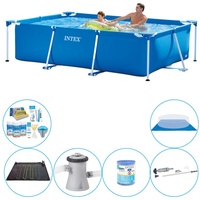 Intex Frame Pool Rechteckig 260x160x65 cm - 7-teilig - Swimming Pool Deal