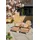 Cinas Adirondack Gartenliege 200 x 80 x 88 cm Braun