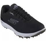 SKECHERS Herren Pro 6 wasserdichter Golfschuh Schwarz/Grau ohne Spikes 45.5 EU
