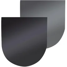 kleininggmb Rundbogen Stahlbodenplatte 1,5 mm schwarz