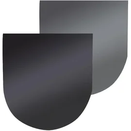 kleininggmb Rundbogen Stahlbodenplatte 1,5 mm schwarz