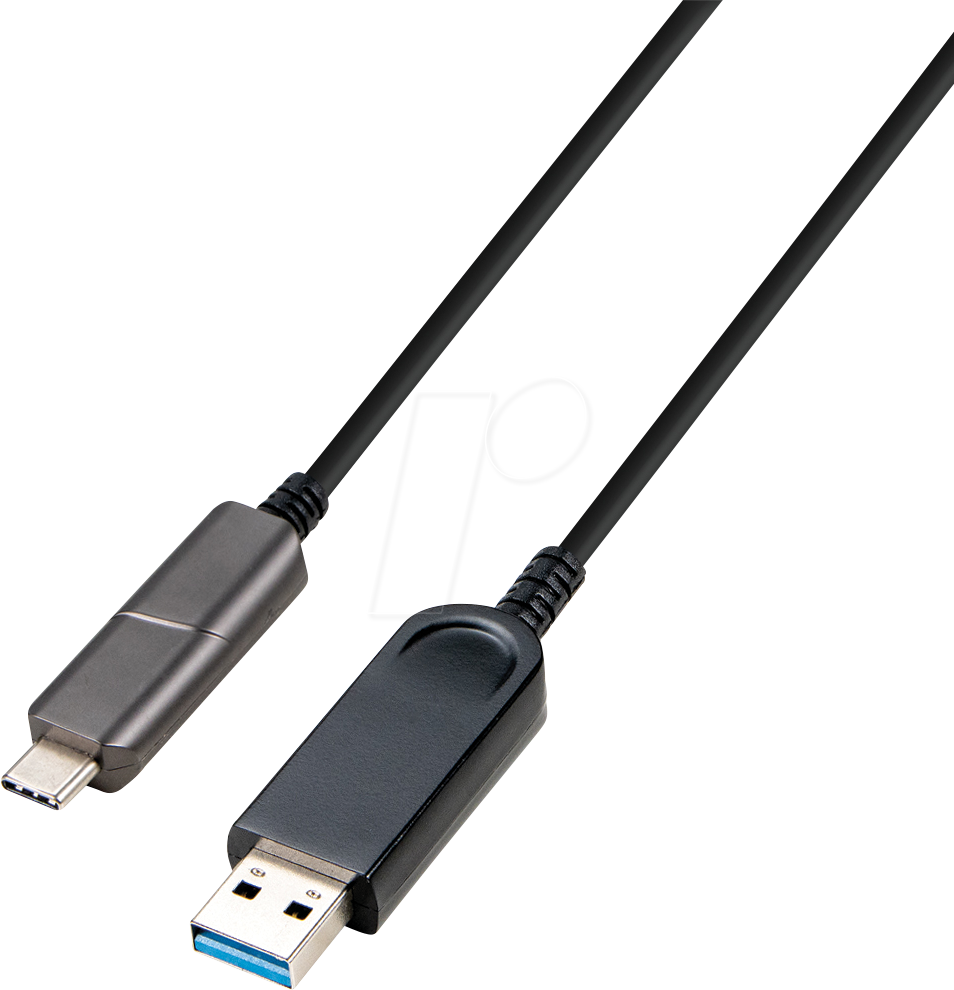 TTL USB-AOC-AC15 - USB 3.0 AOC Hybridkabel, USB-C auf USB-A, 15 m