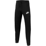 Nike Jungen Sportswear Club Fleece Hose, Black/Black/White, S