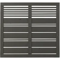 Plus Zaun Silence 120 x 110 cm umbragrau fungizidbehandelt