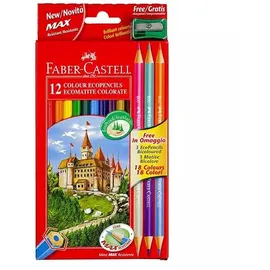 Faber-Castell Farbstifte ECO + 3 Bicolor 15 St. mehrfarbig
