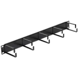 19 Kabelmanagement Panel schwarz