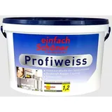 einfach Schöner Farbwelten Wand- und Deckenfarbe 1 Liter Profiweiss Weiss Matt weiß