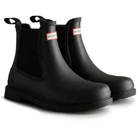 Hunter Boots Commando Chelsea Herren Schwarz 45,5