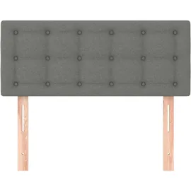 vidaXL Kopfteil Dunkelgrau 80x5x78/88 cm Stoff