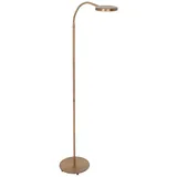 Steinhauer Stehleuchte Leselampe Beistellleuchte LED Flexo Wohnzimmerlampe dimmbar bronze